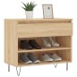 vidaXL Mueble zapatero madera contrachapada roble Sonoma 70x36x60 cm vidaXL Mueble zapatero madera contrachapada roble Sonoma 70x36x60 cm