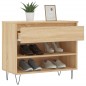 vidaXL Mueble zapatero madera contrachapada roble Sonoma 70x36x60 cm vidaXL Mueble zapatero madera contrachapada roble Sonoma 70x36x60 cm