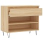 vidaXL Mueble zapatero madera contrachapada roble Sonoma 70x36x60 cm vidaXL Mueble zapatero madera contrachapada roble Sonoma 70x36x60 cm