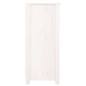 vidaXL Aparador de madera maciza de pino blanco 70x35x80 cm vidaXL Aparador de madera maciza de pino blanco 70x35x80 cm
