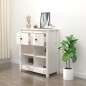 vidaXL Aparador de madera maciza de pino blanco 70x35x80 cm vidaXL Aparador de madera maciza de pino blanco 70x35x80 cm