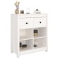 vidaXL Aparador de madera maciza de pino blanco 70x35x80 cm vidaXL Aparador de madera maciza de pino blanco 70x35x80 cm