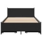 vidaXL Cama con cajones madera de ingeniería negro 90x190 cm vidaXL Cama con cajones madera de ingeniería negro 90x190 cm