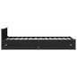 vidaXL Cama con cajones madera de ingeniería negro 90x190 cm vidaXL Cama con cajones madera de ingeniería negro 90x190 cm