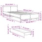vidaXL Cama con cajones madera de ingeniería negro 90x190 cm vidaXL Cama con cajones madera de ingeniería negro 90x190 cm