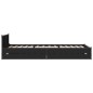 vidaXL Cama con cajones madera de ingeniería negro 100x200 cm vidaXL Cama con cajones madera de ingeniería negro 100x200 cm