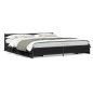 vidaXL Estructura cama con cajones madera ingeniería negra 180x200 cm vidaXL Estructura cama con cajones madera ingeniería negra 180x200 cm