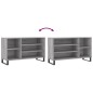 vidaXL Mueble zapatero madera contrachapada gris Sonoma 102x36x60 cm vidaXL Mueble zapatero madera contrachapada gris Sonoma 102x36x60 cm