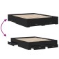 vidaXL Cama con cajones madera de ingeniería negro 140x200 cm vidaXL Cama con cajones madera de ingeniería negro 140x200 cm