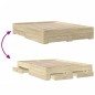 vidaXL Cama con cajones madera ingeniería roble Sonoma 160x200 cm vidaXL Cama con cajones madera ingeniería roble Sonoma 160x200 cm