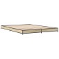 vidaXL Estructura cama madera ingeniería metal roble Sonoma 140x190 cm vidaXL Estructura cama madera ingeniería metal roble Sonoma 140x190 cm