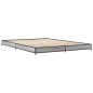 vidaXL Estructura cama madera ingeniería metal gris Sonoma 120x190 cm vidaXL Estructura cama madera ingeniería metal gris Sonoma 120x190 cm