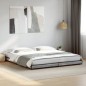 vidaXL Estructura cama madera ingeniería metal gris Sonoma 180x200 cm vidaXL Estructura cama madera ingeniería metal gris Sonoma 180x200 cm