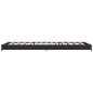vidaXL Estructura de cama madera de ingeniería y metal negro 90x200 cm vidaXL Estructura de cama madera de ingeniería y metal negro 90x200 cm