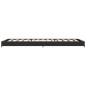 vidaXL Estructura de cama madera de ingeniería y metal negra 90x190 cm vidaXL Estructura de cama madera de ingeniería y metal negra 90x190 cm