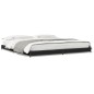 vidaXL Estructura de cama madera de ingeniería y metal negro 160x200cm vidaXL Estructura de cama madera de ingeniería y metal negro 160x200cm