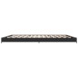vidaXL Estructura de cama madera de ingeniería y metal negro 160x200cm vidaXL Estructura de cama madera de ingeniería y metal negro 160x200cm