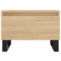 vidaXL Mesas de centro 2 uds madera ingeniería roble Sonoma 50x46x35cm vidaXL Mesas de centro 2 uds madera ingeniería roble Sonoma 50x46x35cm