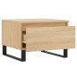 vidaXL Mesas de centro 2 uds madera ingeniería roble Sonoma 50x46x35cm vidaXL Mesas de centro 2 uds madera ingeniería roble Sonoma 50x46x35cm