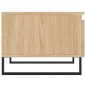 vidaXL Mesas de centro 2 uds madera ingeniería roble Sonoma 50x46x35cm vidaXL Mesas de centro 2 uds madera ingeniería roble Sonoma 50x46x35cm