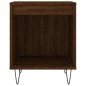 vidaXL Mesita de noche madera de ingeniería marrón roble 40x35x50 cm vidaXL Mesita de noche madera de ingeniería marrón roble 40x35x50 cm
