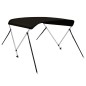 vidaXL Toldo bimini de 2 arcos negro 179x156x93 cm vidaXL Toldo bimini de 2 arcos negro 179x156x93 cm