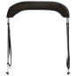 vidaXL Toldo bimini de 2 arcos negro 148,5x133x104 cm vidaXL Toldo bimini de 2 arcos negro 148,5x133x104 cm