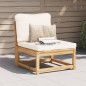 vidaXL Sofá de jardín con cojines madera maciza acacia vidaXL Sofá de jardín con cojines madera maciza acacia