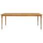 vidaXL Mesa Batavia madera maciza de teca 200x100x75 cm vidaXL Mesa Batavia madera maciza de teca 200x100x75 cm