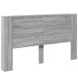 vidaXL Cabecero de cama con LED gris Sonoma 180x16,5x103,5 cm vidaXL Cabecero de cama con LED gris Sonoma 180x16,5x103,5 cm