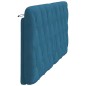 vidaXL Cabecero de cama acolchado terciopelo azul 180 cm vidaXL Cabecero de cama acolchado terciopelo azul 180 cm