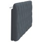 vidaXL Cabecero de cama acolchado terciopelo gris oscuro 160 cm vidaXL Cabecero de cama acolchado terciopelo gris oscuro 160 cm