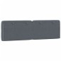 vidaXL Cabecero de cama acolchado terciopelo gris oscuro 160 cm vidaXL Cabecero de cama acolchado terciopelo gris oscuro 160 cm