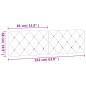 vidaXL Cabecero de cama acolchado terciopelo gris oscuro 160 cm vidaXL Cabecero de cama acolchado terciopelo gris oscuro 160 cm