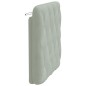 vidaXL Cabecero de cama acolchado terciopelo gris claro 90 cm vidaXL Cabecero de cama acolchado terciopelo gris claro 90 cm
