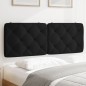 vidaXL Cabecero de cama acolchado terciopelo negro 140 cm vidaXL Cabecero de cama acolchado terciopelo negro 140 cm