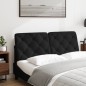 vidaXL Cabecero de cama acolchado terciopelo negro 140 cm vidaXL Cabecero de cama acolchado terciopelo negro 140 cm