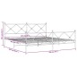 vidaXL Estructura de cama cabecero y estribo metal negro 193x203 cm vidaXL Estructura de cama cabecero y estribo metal negro 193x203 cm