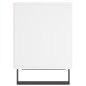vidaXL Mesita de noche madera contrachapada blanco 40x35x50 cm vidaXL Mesita de noche madera contrachapada blanco 40x35x50 cm