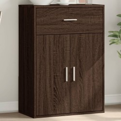 vidaXL Aparador madera de ingeniería roble marrón 60x30x84 cm