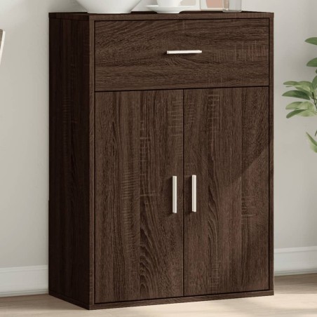 vidaXL Aparador madera de ingeniería roble marrón 60x30x84 cm