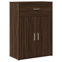 vidaXL Aparador madera de ingeniería roble marrón 60x30x84 cm