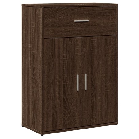 vidaXL Aparador madera de ingeniería roble marrón 60x30x84 cm
