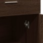 vidaXL Aparador madera de ingeniería roble marrón 60x30x84 cm vidaXL Aparador madera de ingeniería roble marrón 60x30x84 cm