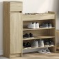 vidaXL Zapatero madera de ingeniería roble Sonoma 100,5x28x100 cm vidaXL Zapatero madera de ingeniería roble Sonoma 100,5x28x100 cm