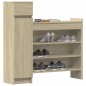 vidaXL Zapatero madera de ingeniería roble Sonoma 100,5x28x100 cm vidaXL Zapatero madera de ingeniería roble Sonoma 100,5x28x100 cm