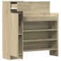 vidaXL Zapatero madera de ingeniería roble Sonoma 100,5x28x100 cm vidaXL Zapatero madera de ingeniería roble Sonoma 100,5x28x100 cm