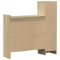 vidaXL Zapatero madera de ingeniería roble Sonoma 100,5x28x100 cm vidaXL Zapatero madera de ingeniería roble Sonoma 100,5x28x100 cm