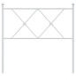 vidaXL Cabecero de metal blanco 90 cm vidaXL Cabecero de metal blanco 90 cm