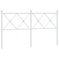 vidaXL Cabecero de metal blanco 150 cm vidaXL Cabecero de metal blanco 150 cm